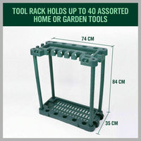 VaKa Garden Farm Shed Garage Tools Storage Rack Handles Organizer Holder - One Red Hill
