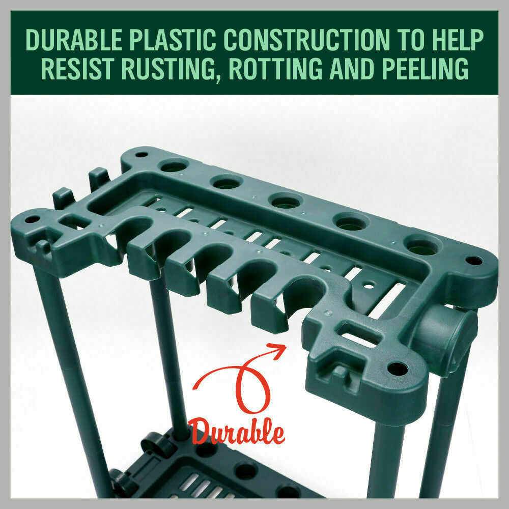 VaKa Garden Farm Shed Garage Tools Storage Rack Handles Organizer Holder - One Red Hill