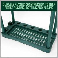 VaKa Garden Farm Shed Garage Tools Storage Rack Handles Organizer Holder - One Red Hill