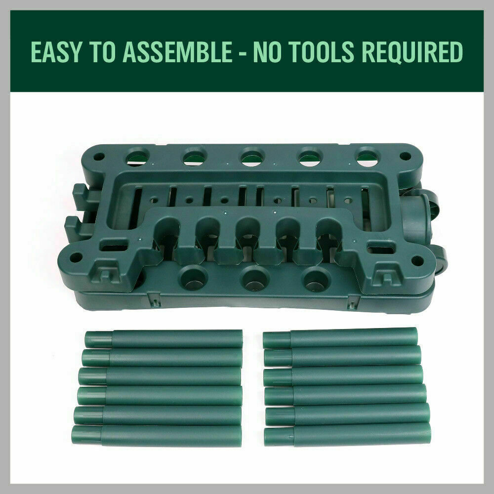 VaKa Garden Farm Shed Garage Tools Storage Rack Handles Organizer Holder - One Red Hill