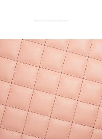 Elegant Quilted Tote Bag with Matching Clutch in  Brown - One Red Hill