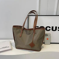 Black New Large Capacity Tote Bag – Simple, Versatile Handbag for Casual Outings, Lightweight and Stylish - One Red Hill