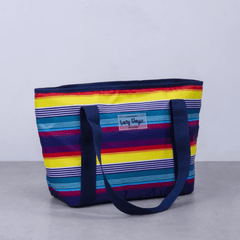 6L Food Safe Insulated Jumbo Cooler Tote - Rainbow