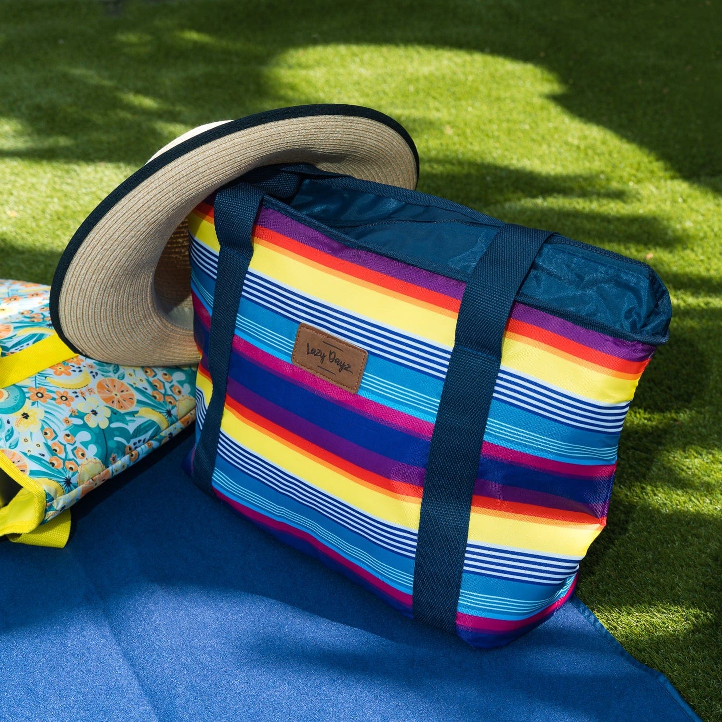 6L Food Safe Insulated Jumbo Cooler Tote - Rainbow - One Red Hill