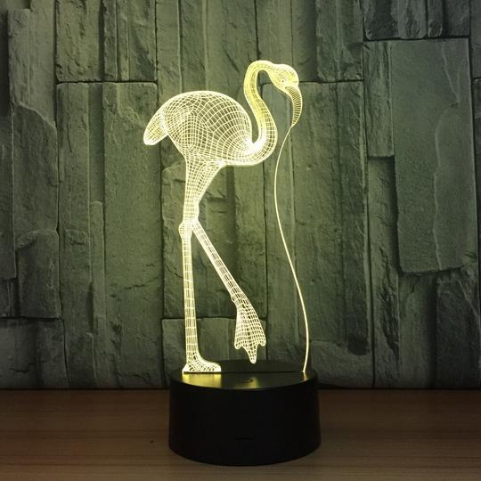 Colorful Touch Remote Control LED Visual Light Gift 3D Small Table Lamp - One Red Hill