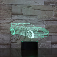 Colorful Touch Remote Control LED Visual Lamp Gift 3D Small Table Lamp - One Red Hill