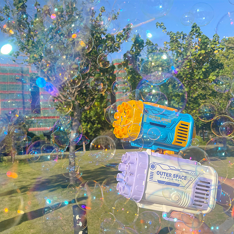 69 Holes Soap Bubbles Machine Gun - One Red Hill