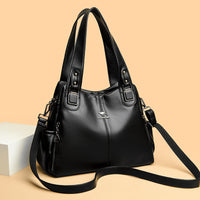 New Women's Shoulder Bag Fashion Elegant Crossbody Bag Vintage Shoulder Tote Bag Designer Ladies Large Capacity Purse Bags - One Red Hill