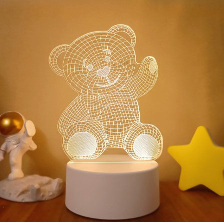 3D Lights Colorful Touch Remote Control LED Visual Lights - One Red Hill