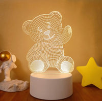 3D Lights Colorful Touch Remote Control LED Visual Lights - One Red Hill
