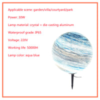 Solar Lawn Outdoor Waterproof Villa Garden Grass Earth Lamp - One Red Hill