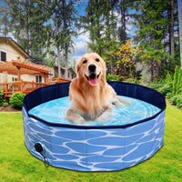 Foldable Dog Pool Pet Bath Swimming Tub Bathtub Outdoor Indoor Collapsible Bathing Pool For Dogs Cats Kids Pool - One Red Hill
