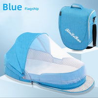 Baby Crib Portable Removable Bed In Bed Multifunctional Foldable Babies' Bed Newborn Bb Small Bed With Mosquito Net - One Red Hill