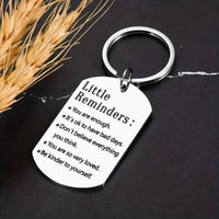 Valentine's Day Christmas Gift Stainless Steel Key Ring Men And Women Send Friends Creative Fashion