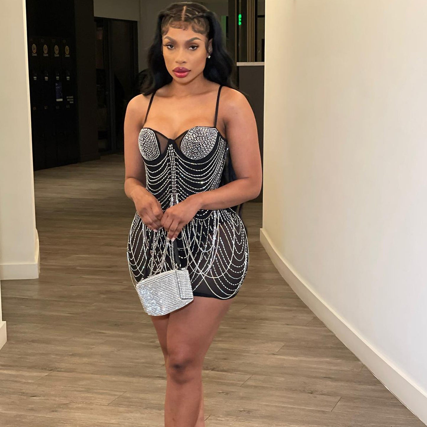 Fashion Personality Tassel Suspender Dress