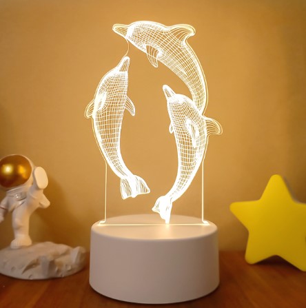 3D Lights Colorful Touch Remote Control LED Visual Lights - One Red Hill