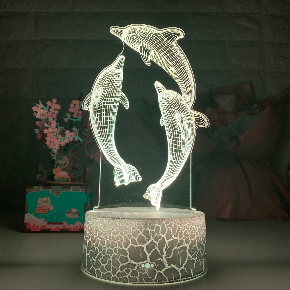 Remote Touch Control 3D LED Night Light - One Red Hill