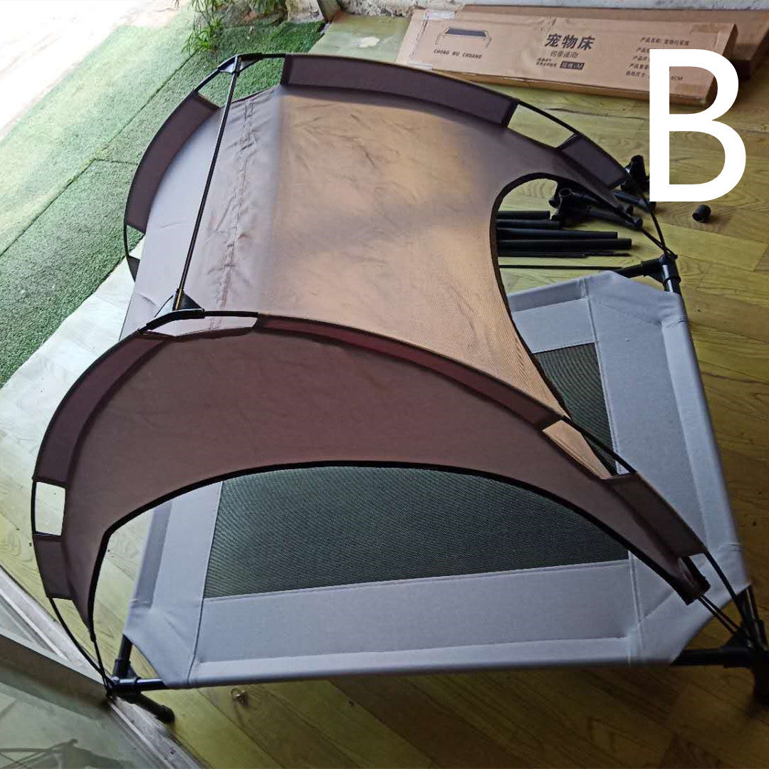 Pet Outdoor Supplies Covered Loft Bed Camp Bed Sunshade Tent - One Red Hill