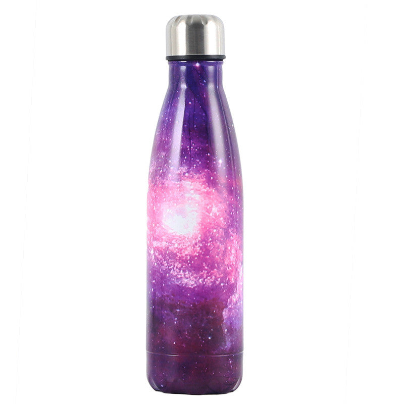New Starry Sky Galaxy Coke Bottle Stainless Steel Vacuum Flask