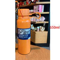 Outdoor Sports Bottle Portable Large Capacity Stainless Steel Vacuum Flask Water Cup - One Red Hill