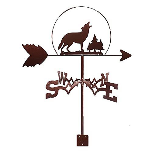 Weather Retro Iron Roof Decoration