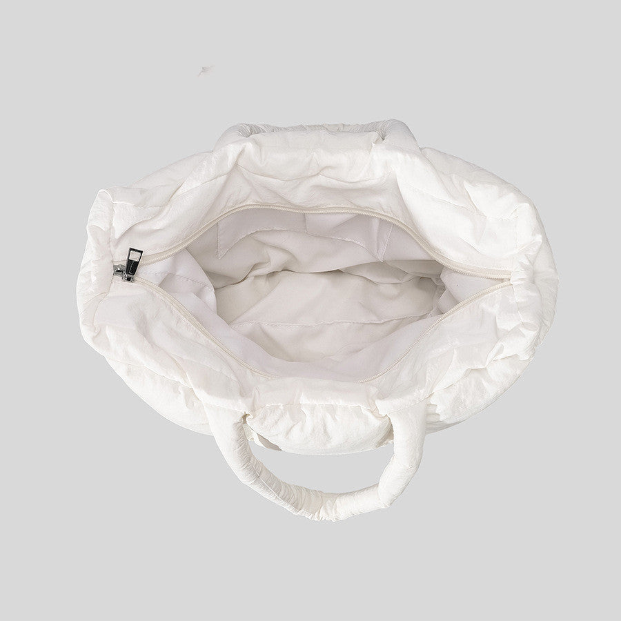 Soft Down Handbag Woman Cotton Dress Bags Filled With Cotton - One Red Hill