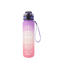 Transparent Flask Water Bottle 1000ml Bottled Kawaii Bottle Bpa Free Infuser Plastic Milk Sports Clear Water Bottle Kawaii Cup - One Red Hill