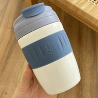 Simple And High-value Stainless Steel Vacuum Flask With Straw