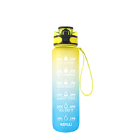 Transparent Flask Water Bottle 1000ml Bottled Kawaii Bottle Bpa Free Infuser Plastic Milk Sports Clear Water Bottle Kawaii Cup - One Red Hill