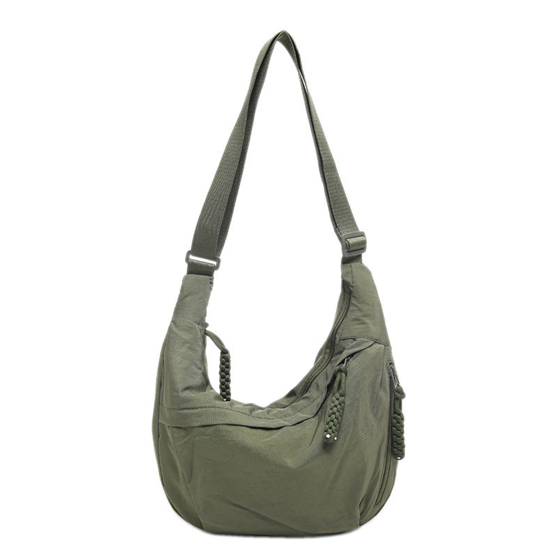 Nylon Washed Cloth Shoulder Bag Large-capacity Crossbody Bags - One Red Hill