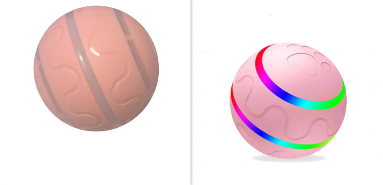 Pet New Cat Wicked Ball Toy Intelligent Ball USB Cat Toys Self Rotating Ball Automatic Rotation Ball - One Red Hill