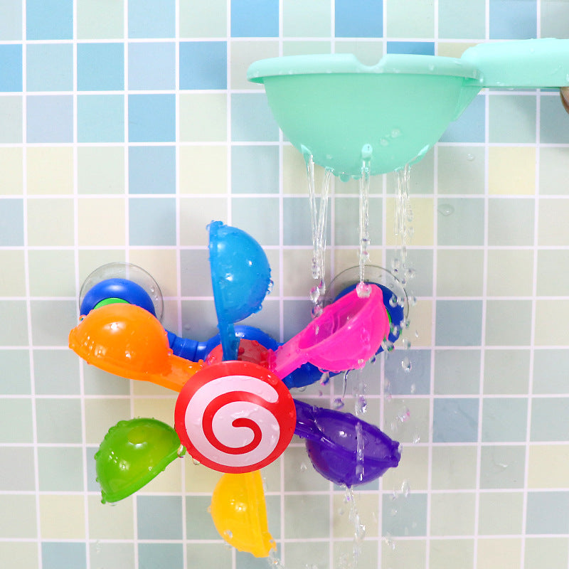 Take A Bath play In The Water windmills And  Boys And Girls