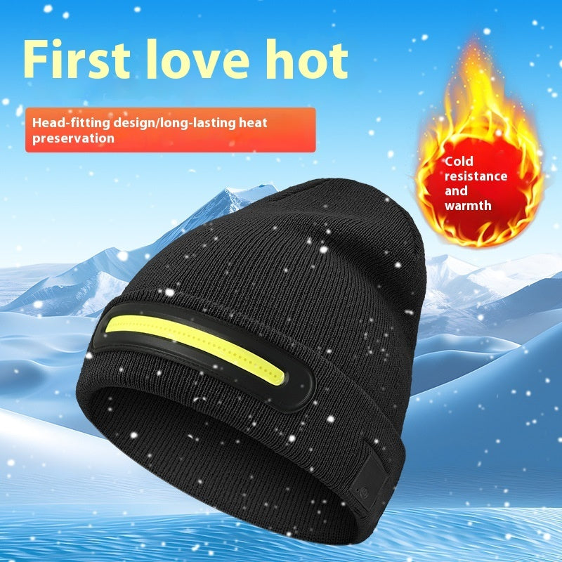 Outdoor Sports Strong Light Lighting Warm Hat