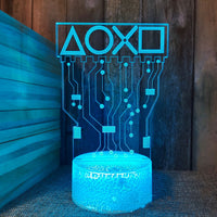 Small Night Light Touch Remote Control Cracked LED - One Red Hill