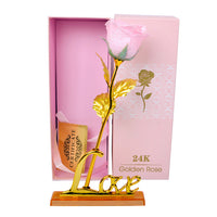 Gold Foil Rose Creative Valentine's Day Gift