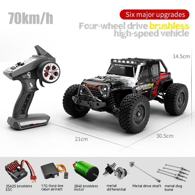Remote Control Brushless High-speed Off-road Vehicle Model - One Red Hill