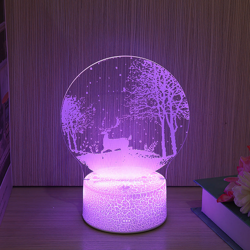 Led Colorful Remote Control Touch Bedside Lamp - One Red Hill