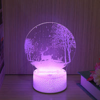 Led Colorful Remote Control Touch Bedside Lamp - One Red Hill