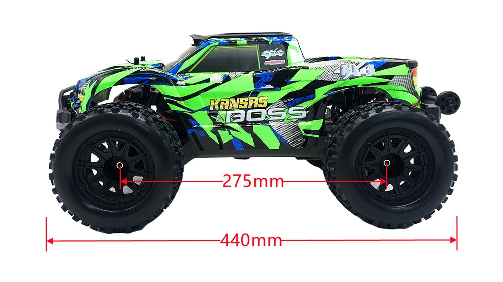 Off-road Professional RC High-speed Remote Control Model Car 4WD Brushless Electric Racing Adult - One Red Hill