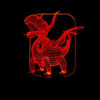 LED Acrylic Visual Stereo Light Touch Remote Control - One Red Hill