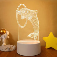 3D Lights Colorful Touch Remote Control LED Visual Lights - One Red Hill