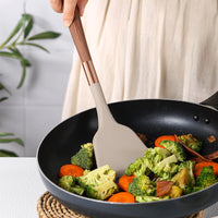 Silicone Kitchenware Set With Storage Seat Nonstick Pan - One Red Hill