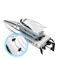 Brushless Motor High-speed Speedboat 24G Remote-control Ship Extended Version Ship Navigation Model Toy - One Red Hill