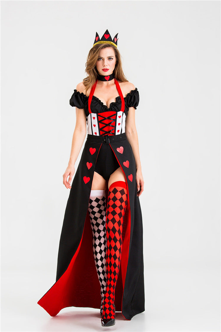 Hearts Queen Dress Uniform Halloween Costume