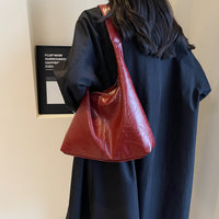2pcs Composite Bag Fashion Shoulder Bag With Clutch Bag Casual Commuting Large Capacity Hobo Tote Bags Women