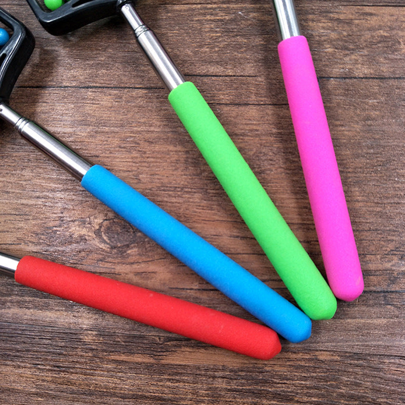 Telescopic Plastic Massage Roller Back Scratcher