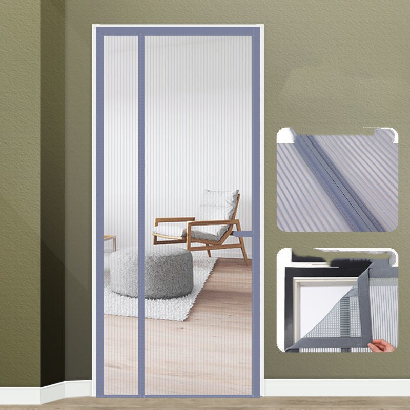 New Type Of Mosquito Proof Door Curtain For Home Use Without Punching - One Red Hill