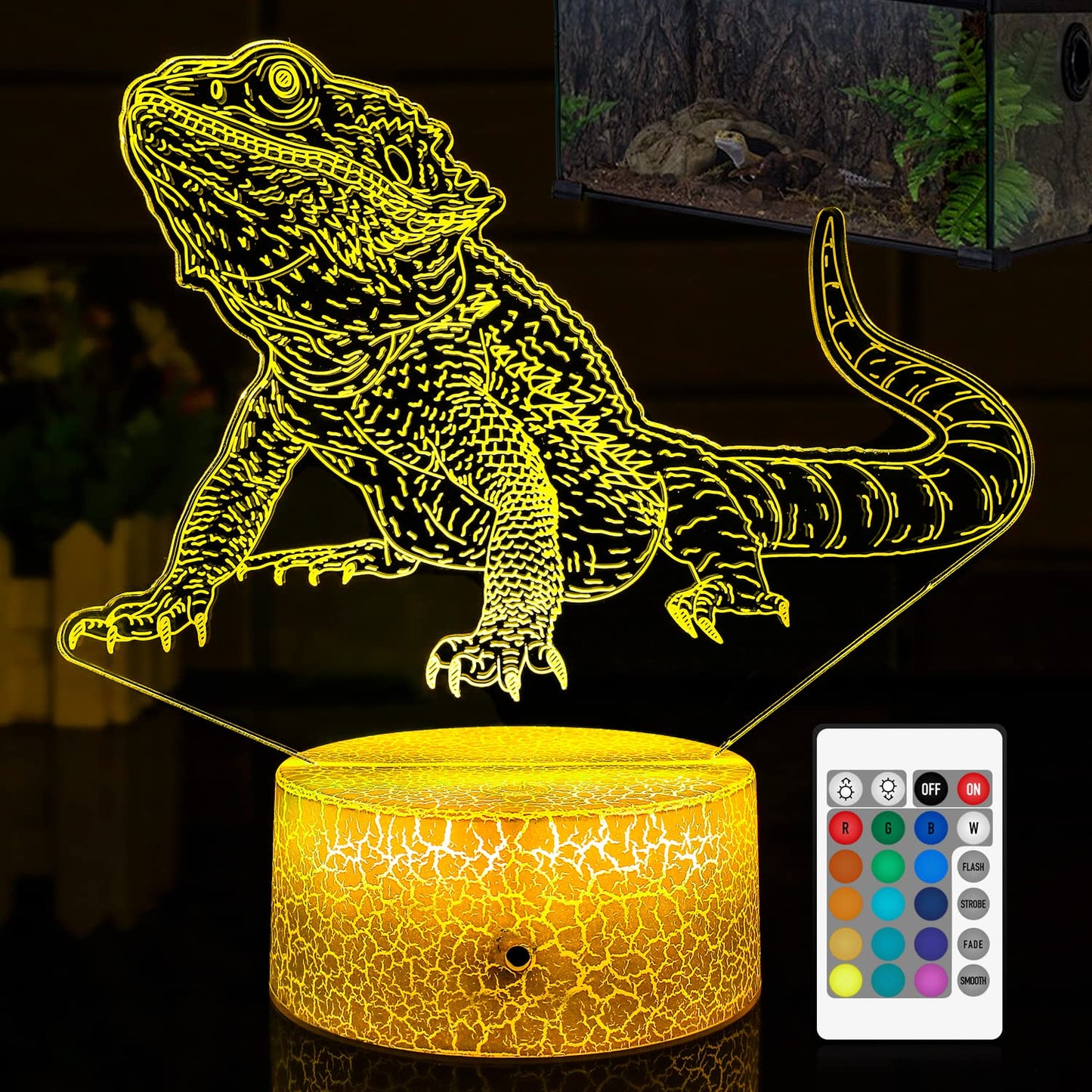 Stunt Motorcycle 3D Light Colorful Touch Remote Control LED Visual - One Red Hill