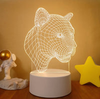 3D Lights Colorful Touch Remote Control LED Visual Lights - One Red Hill