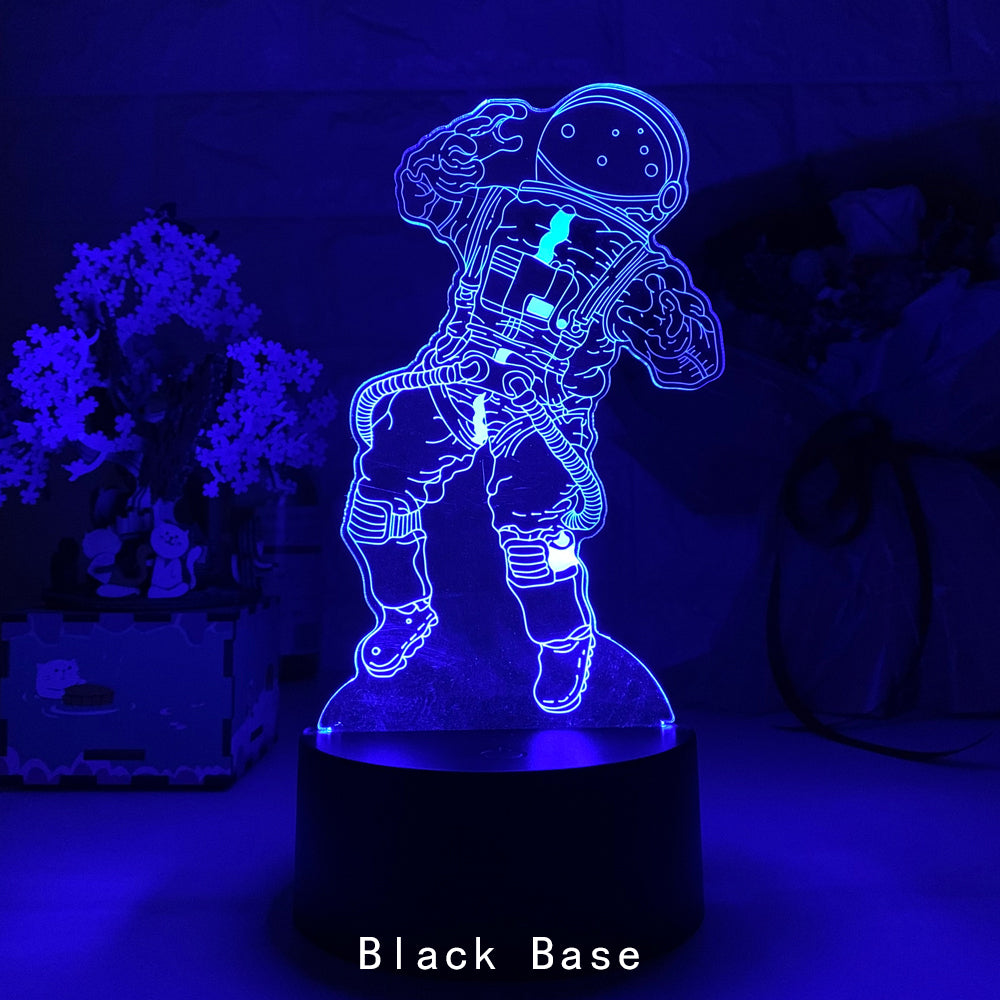 Astronaut Series Touch Remote Control LED Creative Gift Light - One Red Hill